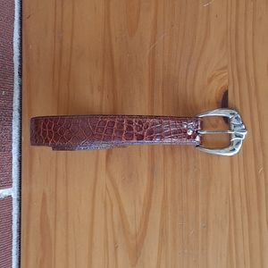 Crocodile mens belt size 36 waist